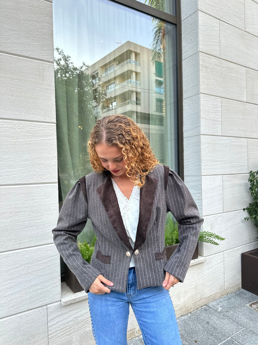 Chaqueta Vintage Rayas