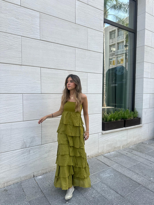 Falda/Vestido Volantes