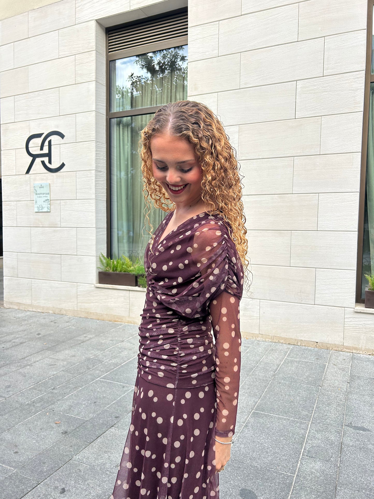 Vestido Tul Cinzia Estampado