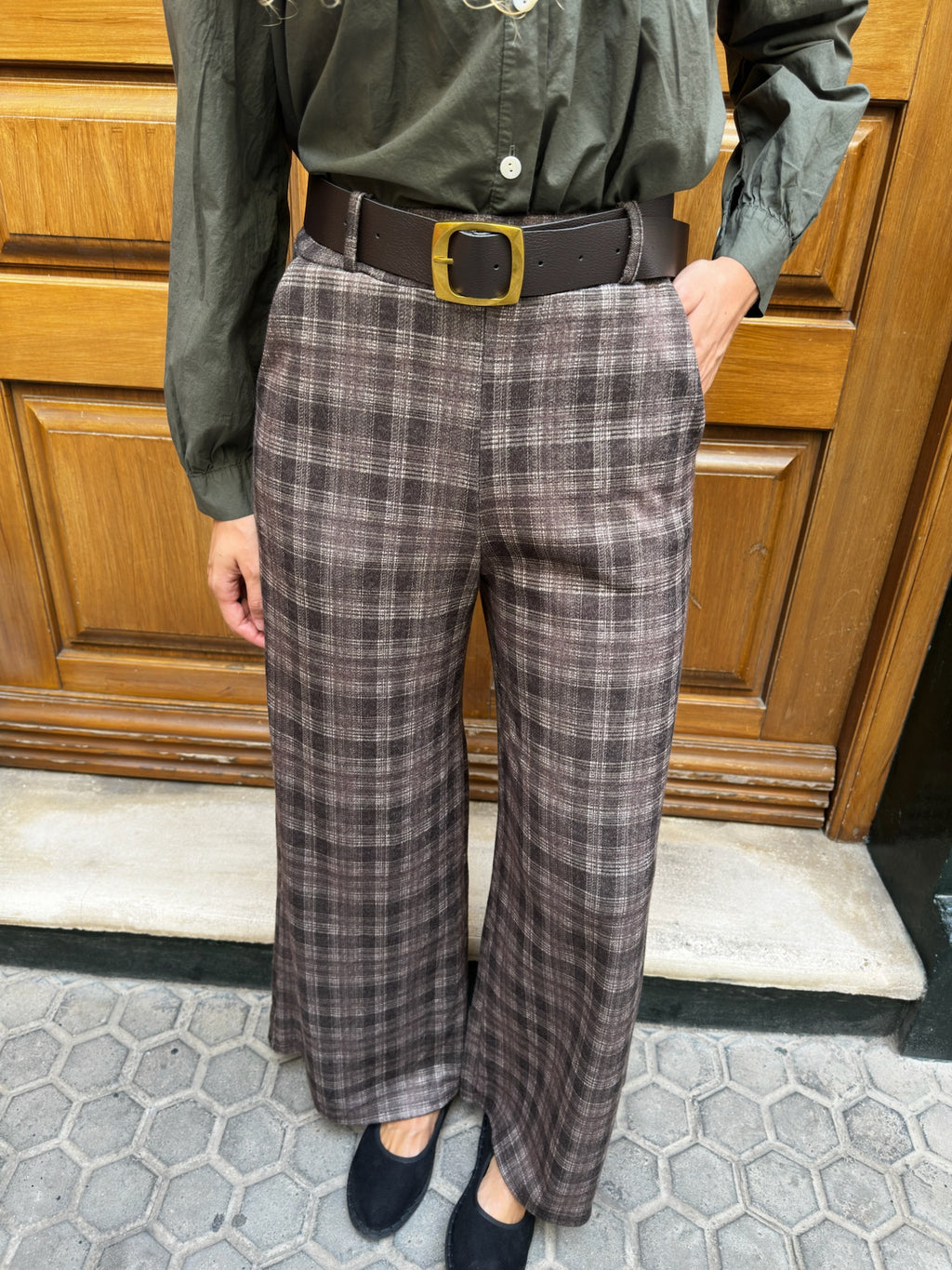 Pantalón Oxford Marrón