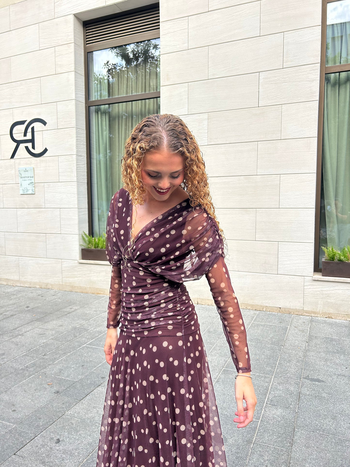 Vestido Tul Cinzia Estampado
