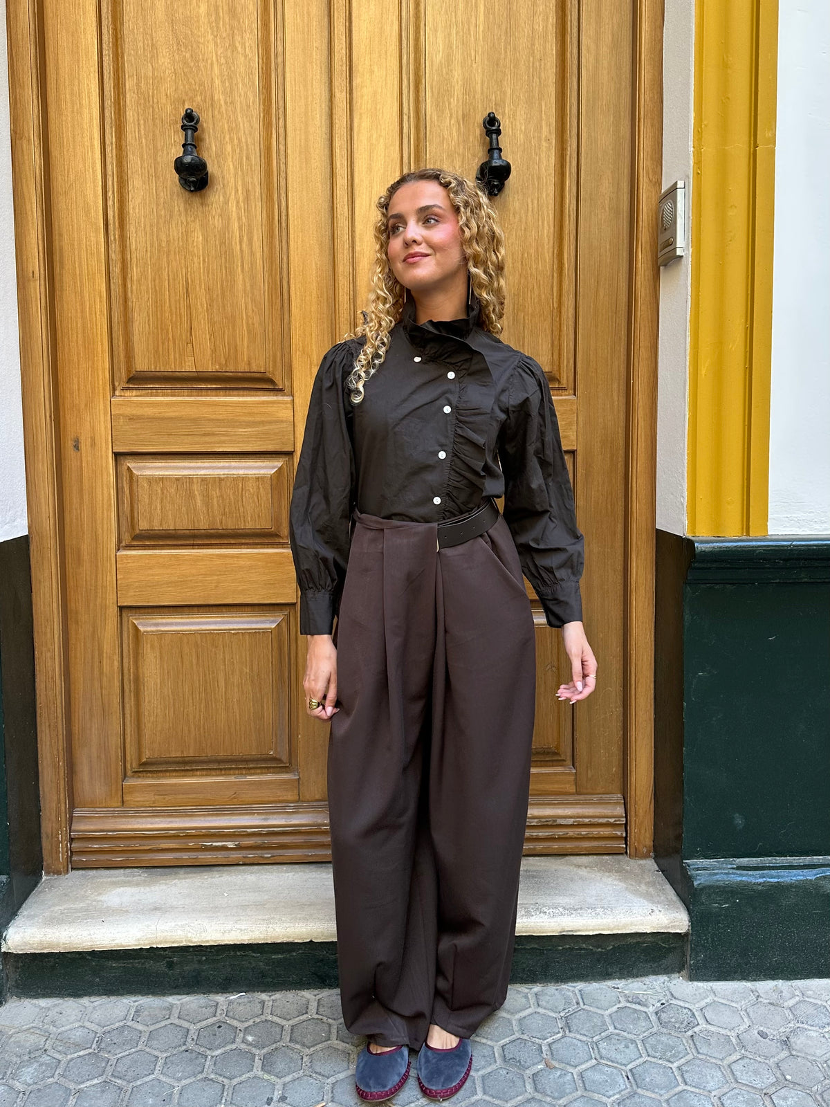 Pantalón Gales Marrón