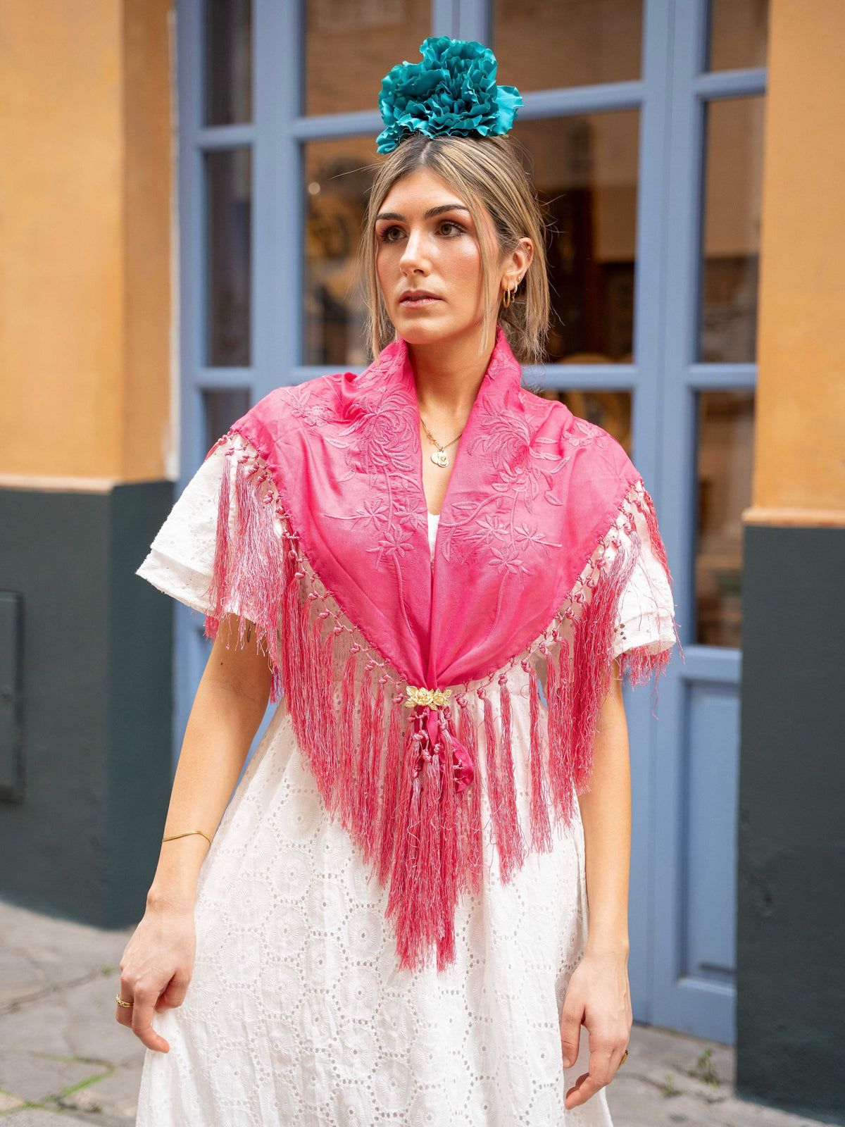 Mantoncillo Belén Liso Rosa