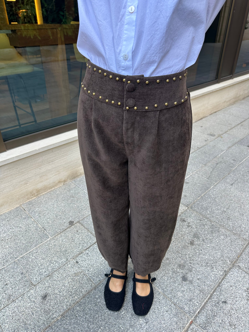 Pantalón Leeds Marrón Chocolate