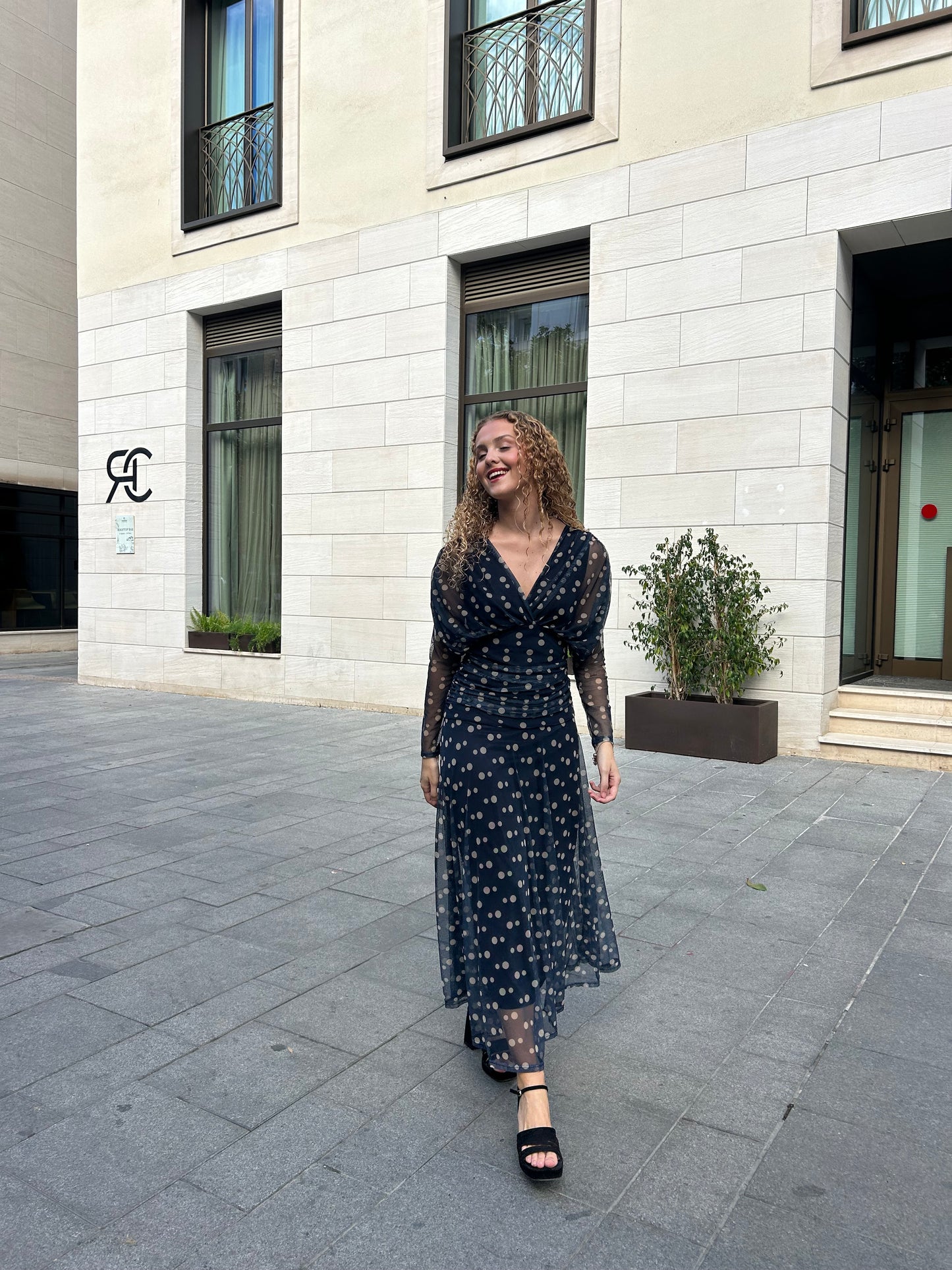 Vestido Tul Cinzia Estampado