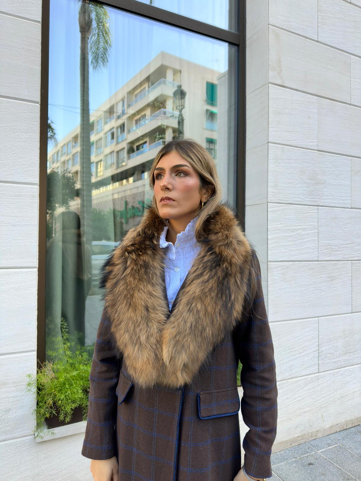 Cuello Pelo Natural Largo