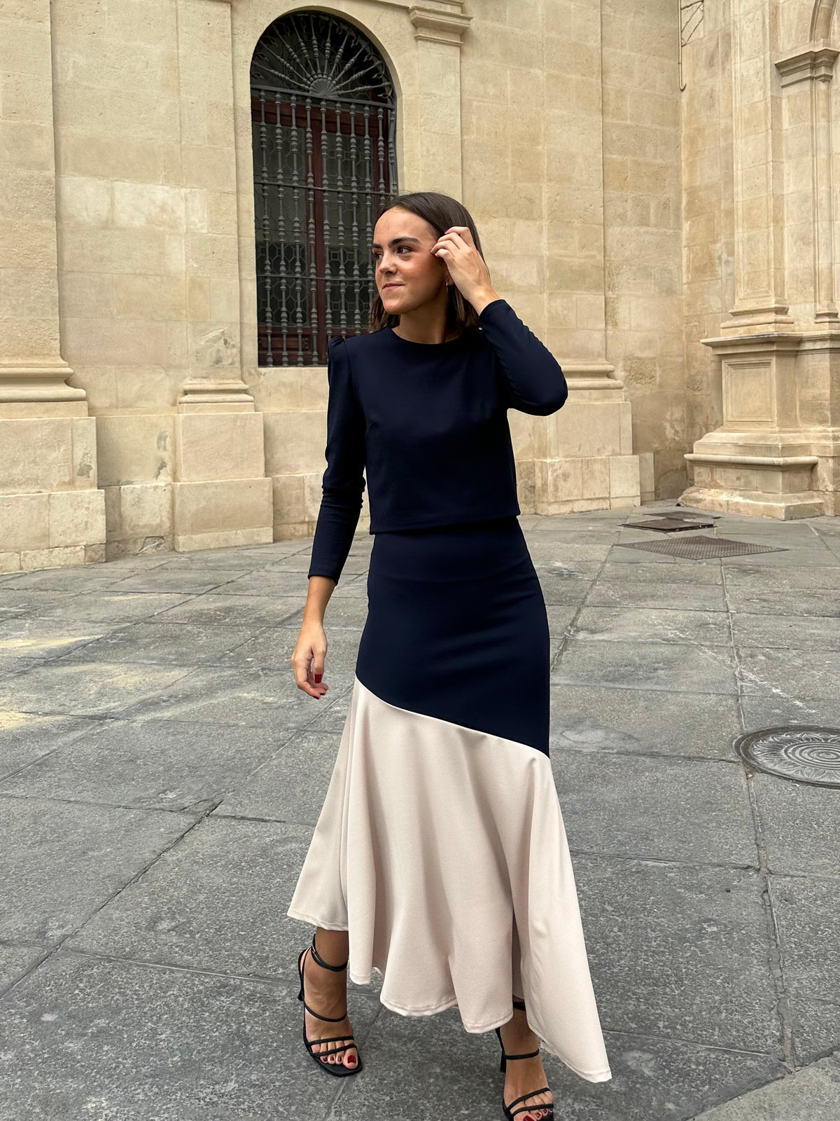 Conjunto Bicolor Falda