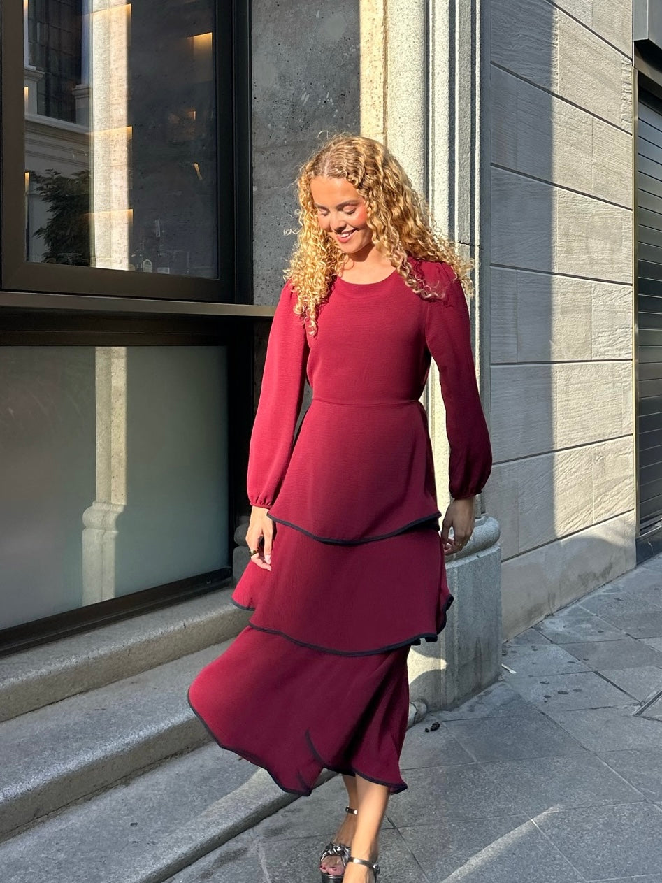Vestido Fabiola Burdeo