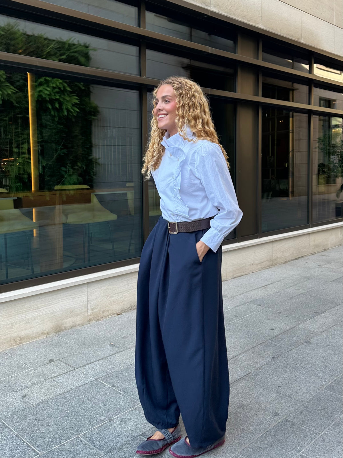 Pantalón Gales Azul