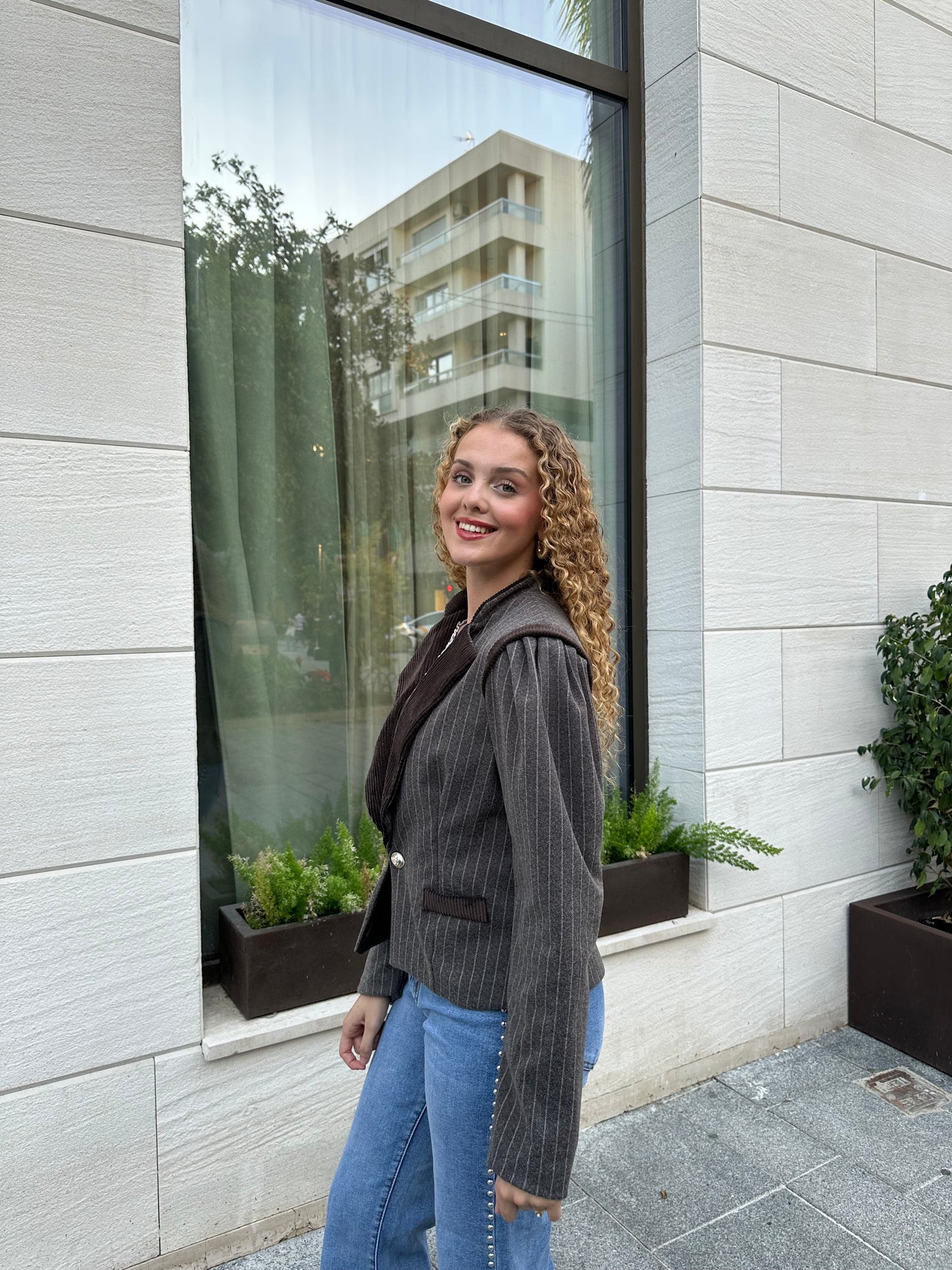 Chaqueta Vintage Rayas