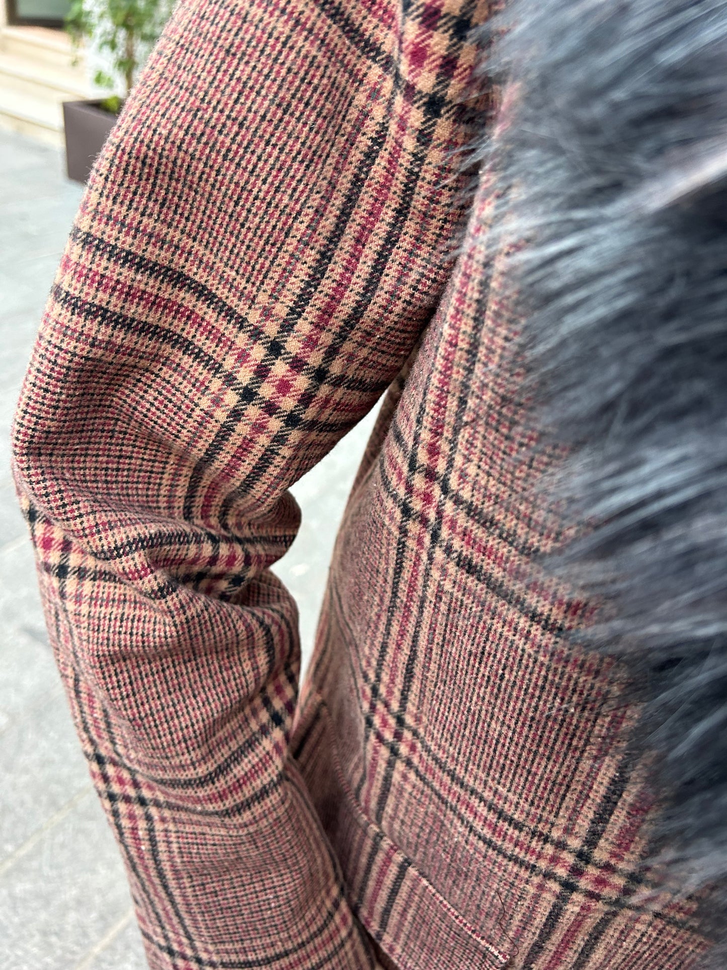 Blazer + Cuello De Pelo