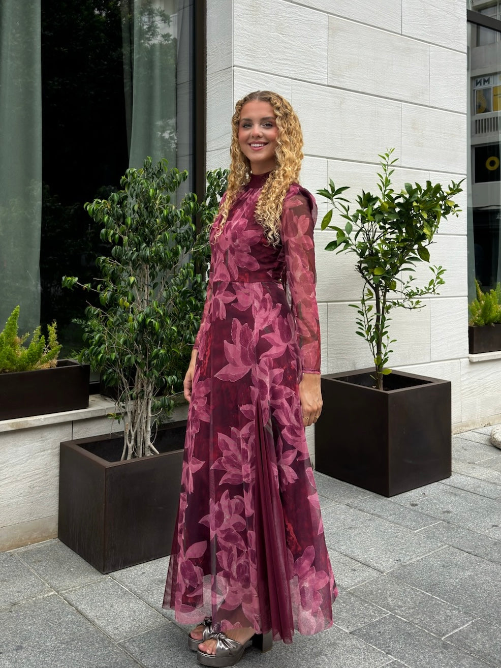 Vestido Tul Mery I Buganvilla
