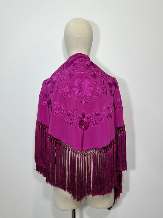 Mantoncillo Carmen Liso Buganvilla