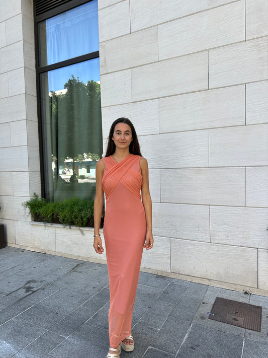 Vestido Tul Tarifa Liso