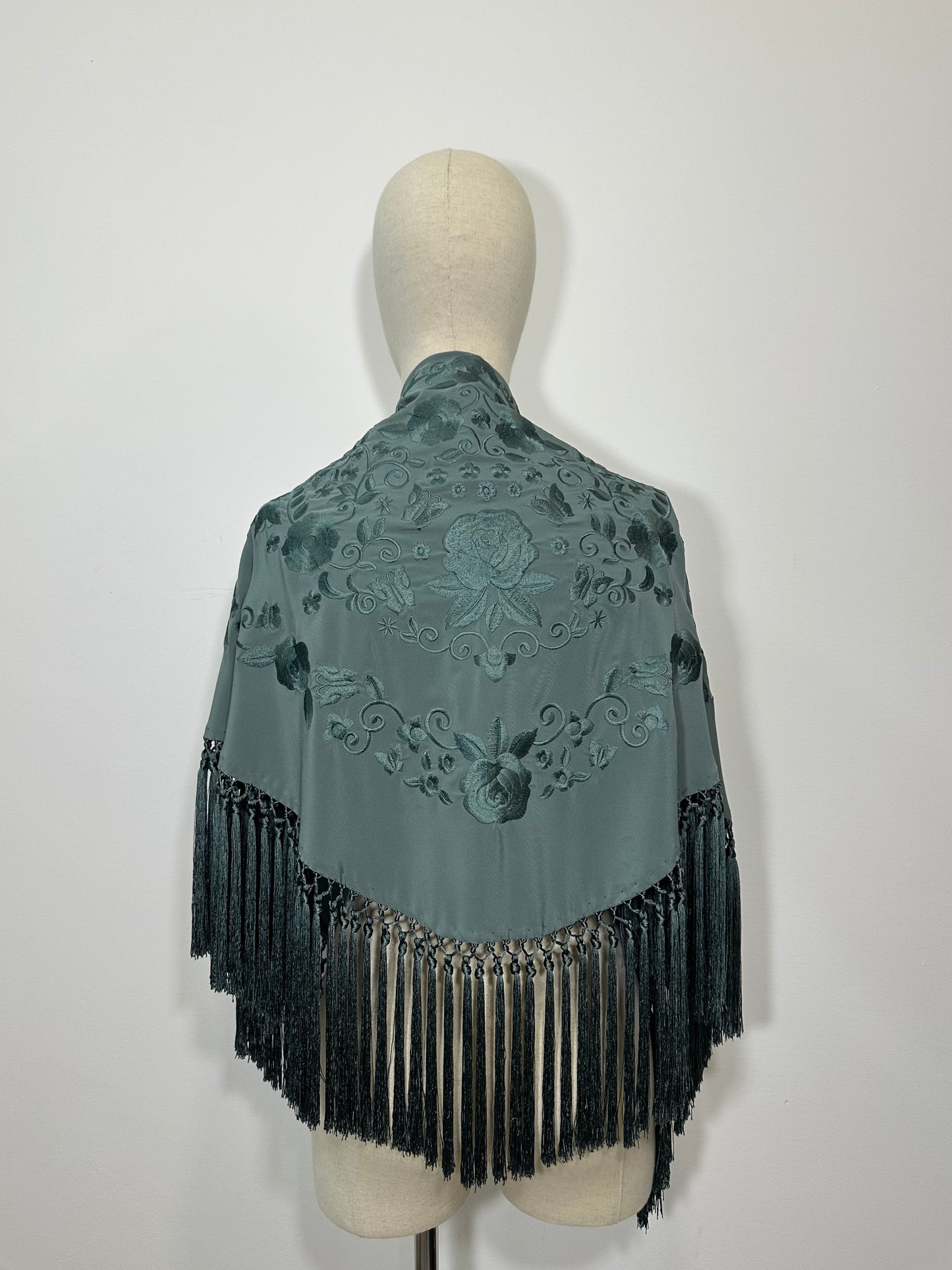 Mantoncillo Carmen Liso Verde Jabonoso