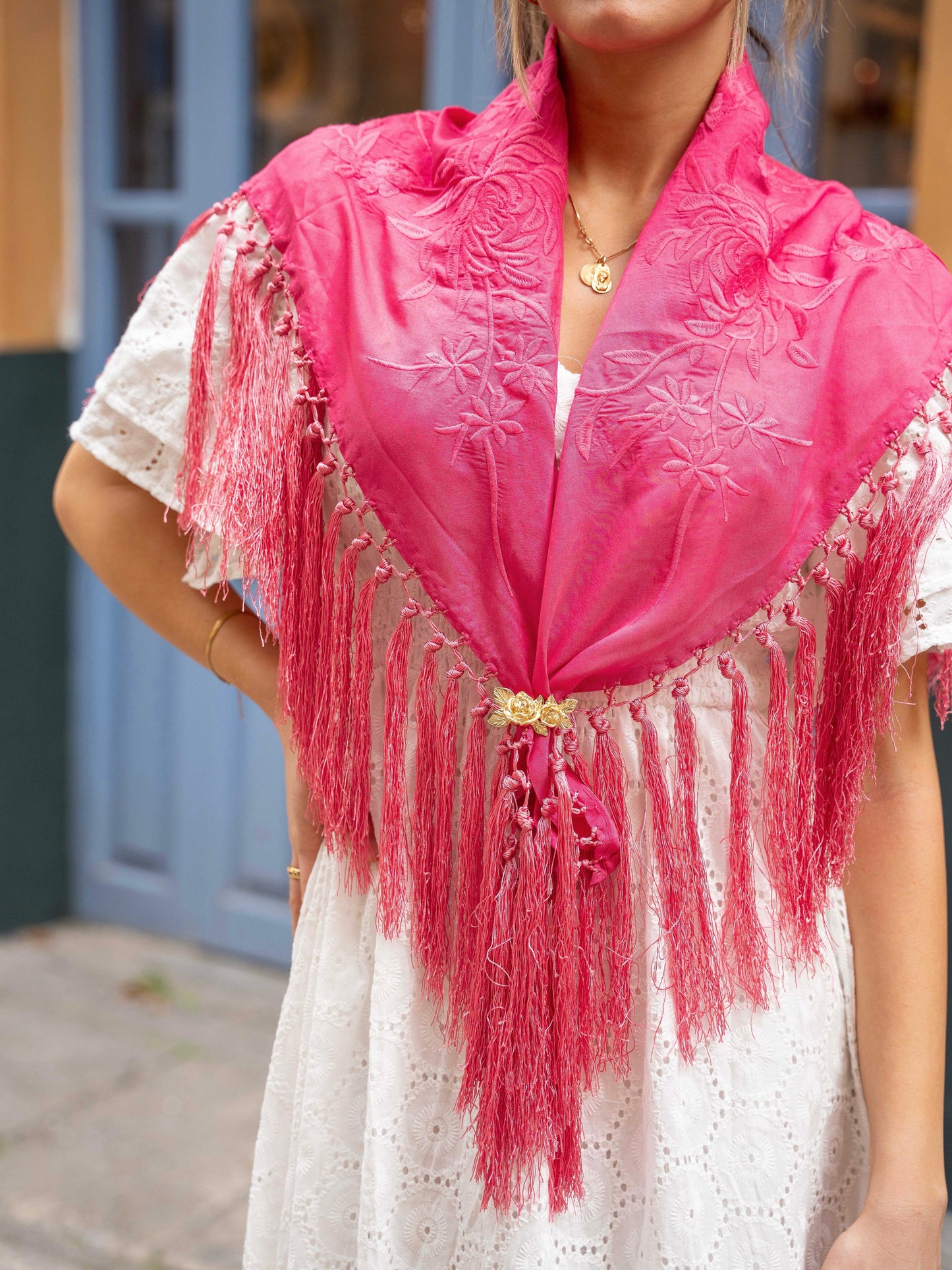 Mantoncillo Belén Liso Rosa