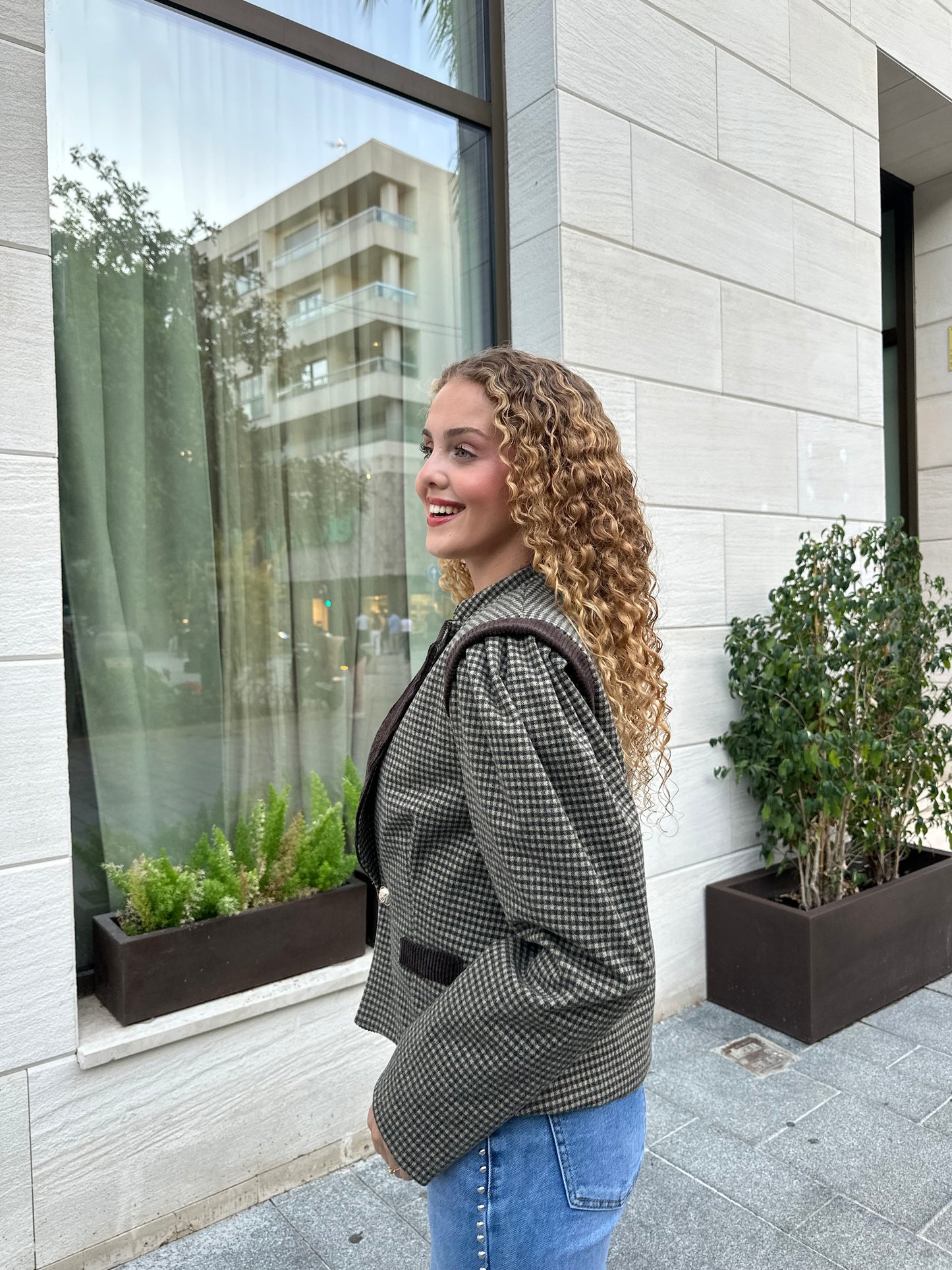 Chaqueta Vintage Cuadros