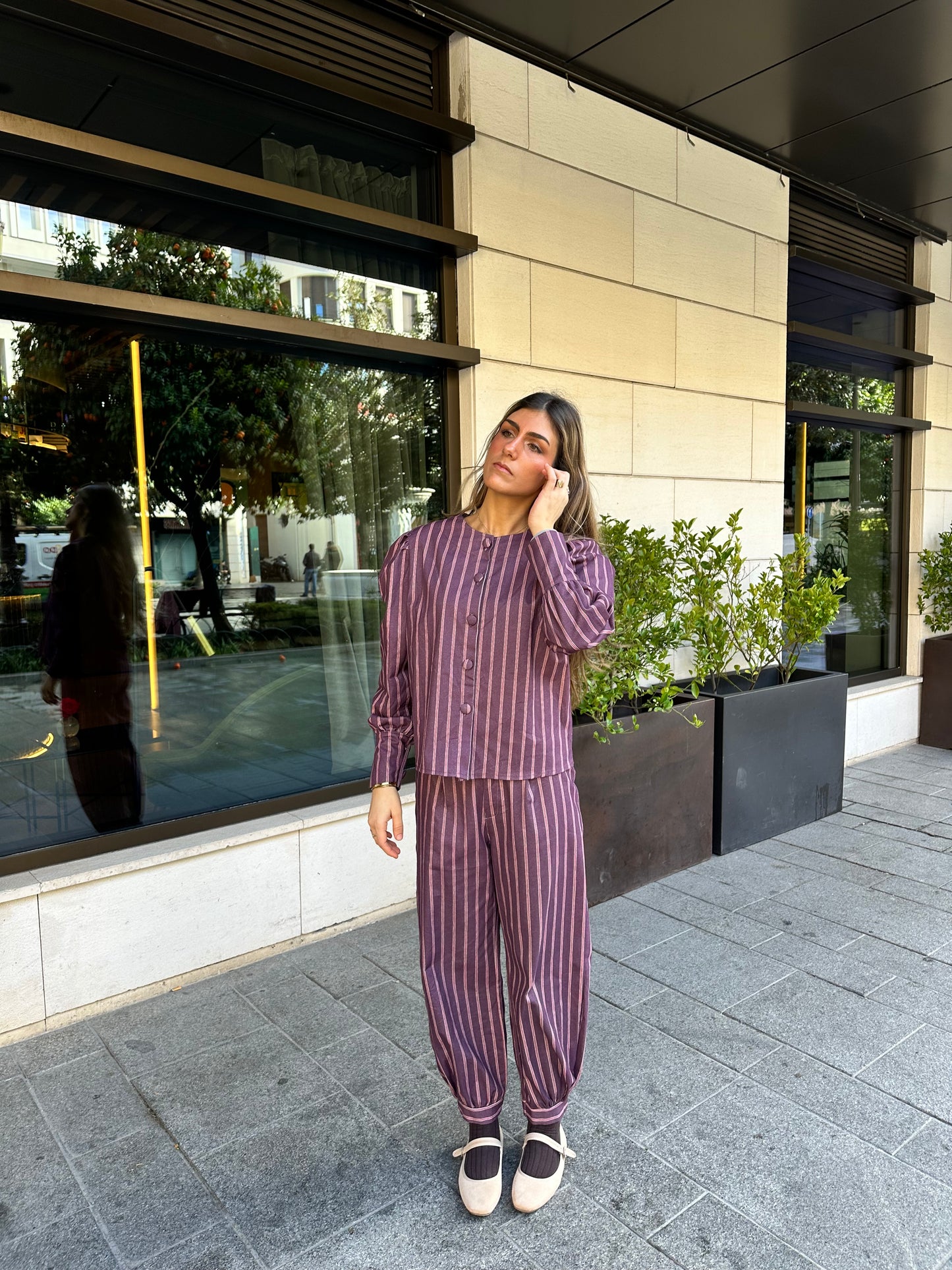 Pantalón Lisboa Berenjena