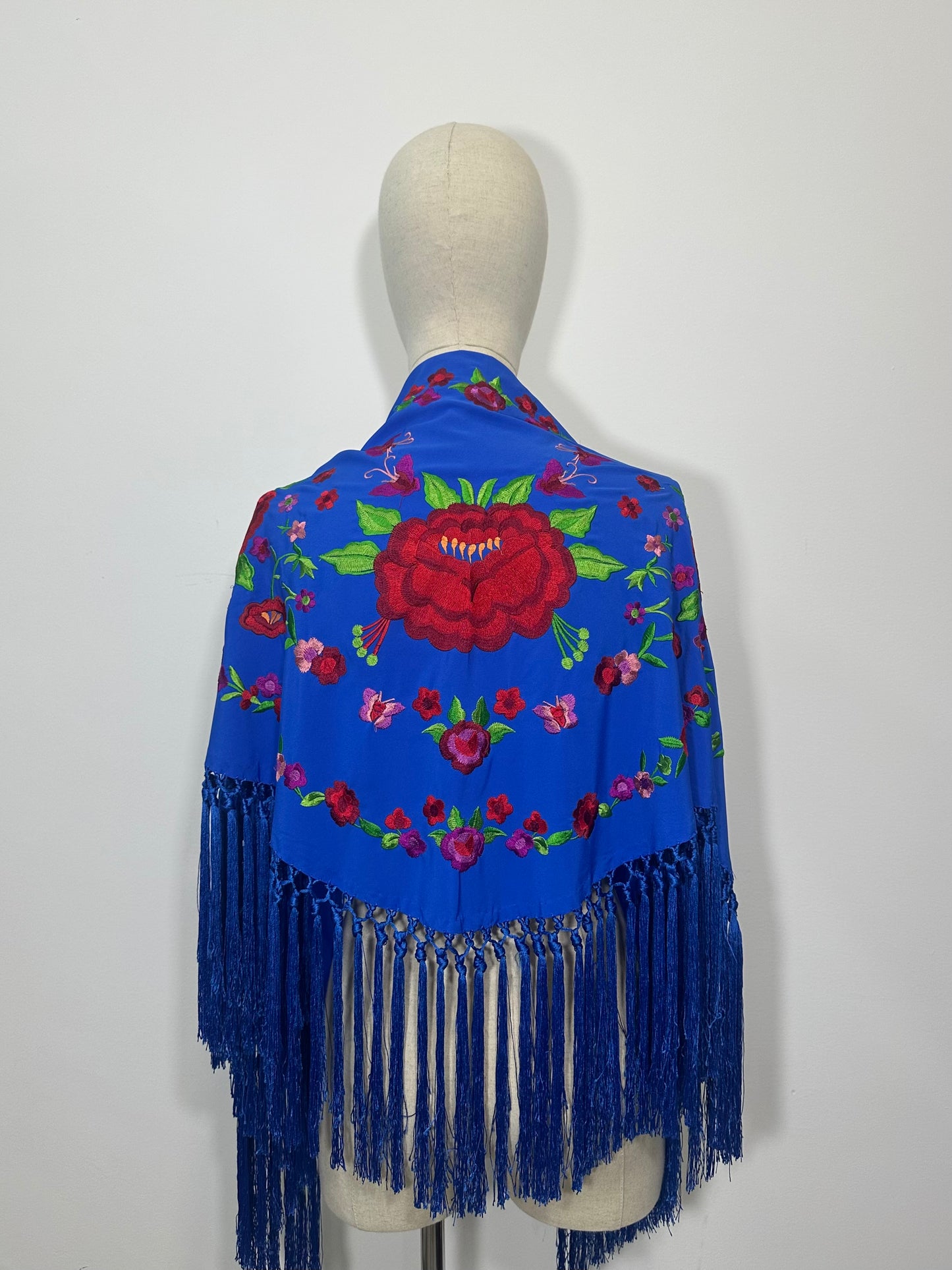 Mantoncillo Ana Azul Royal