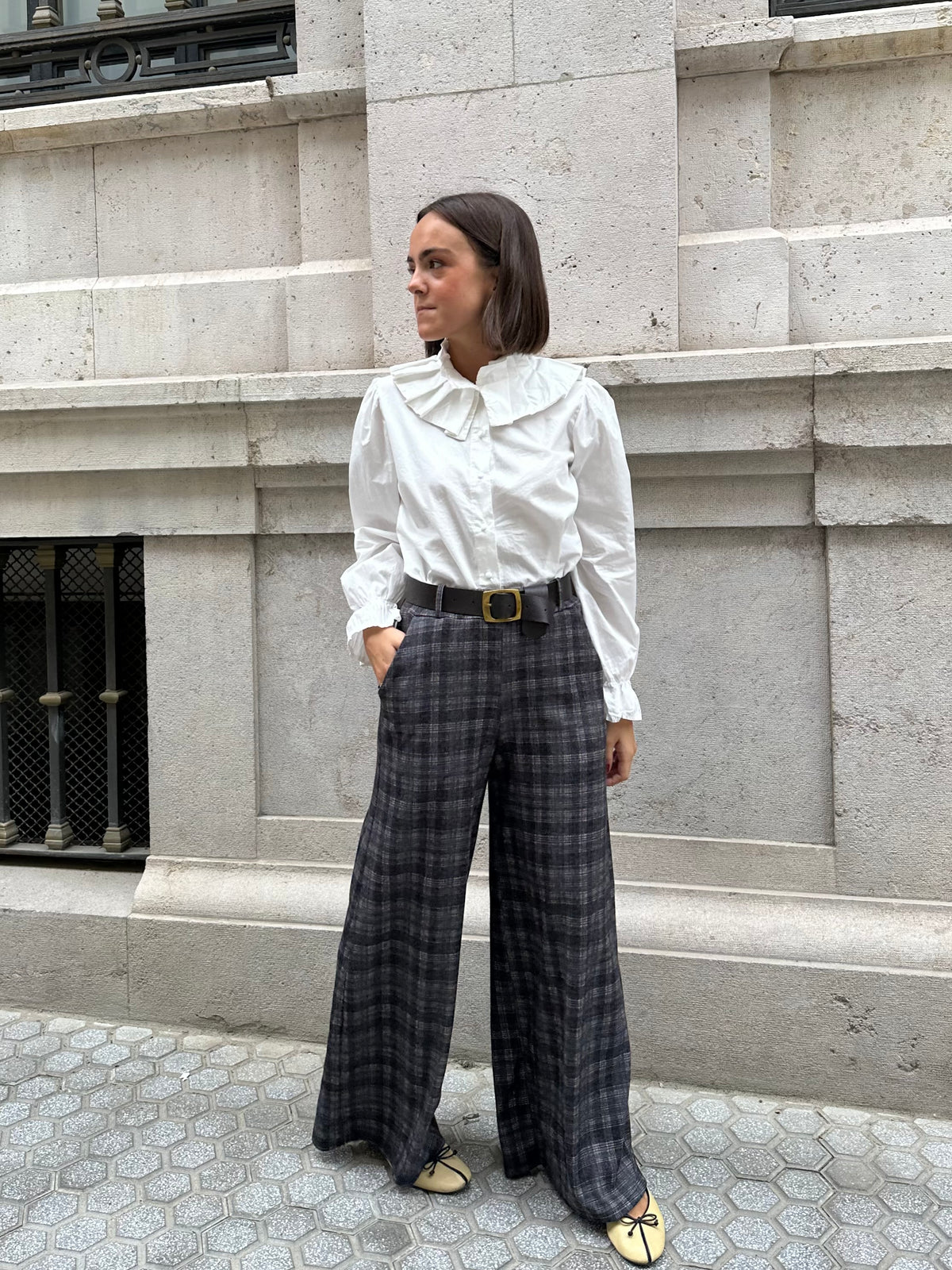Pantalón Oxford Gris