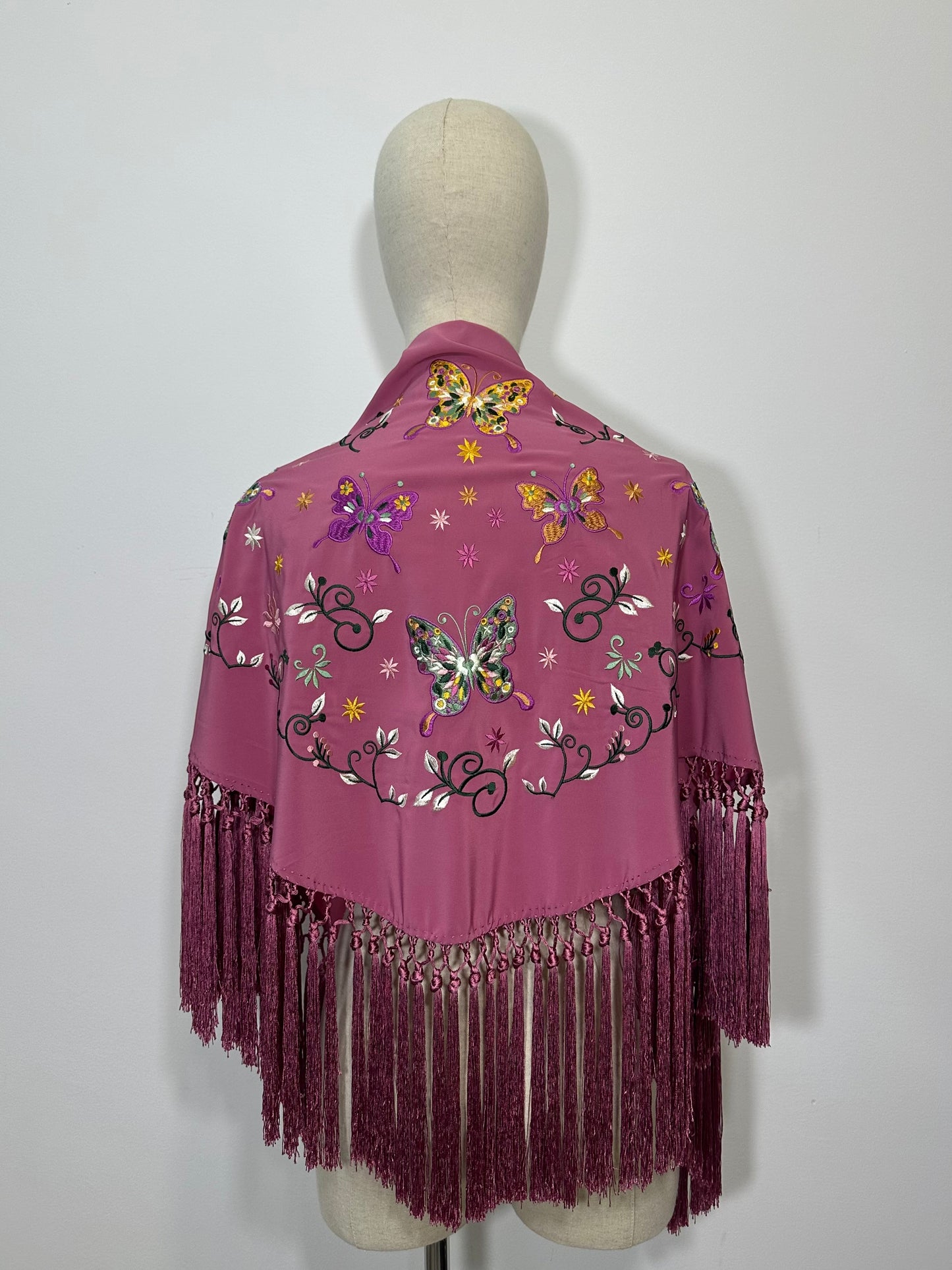 Mantoncillo Rocío Rosa Fuerte