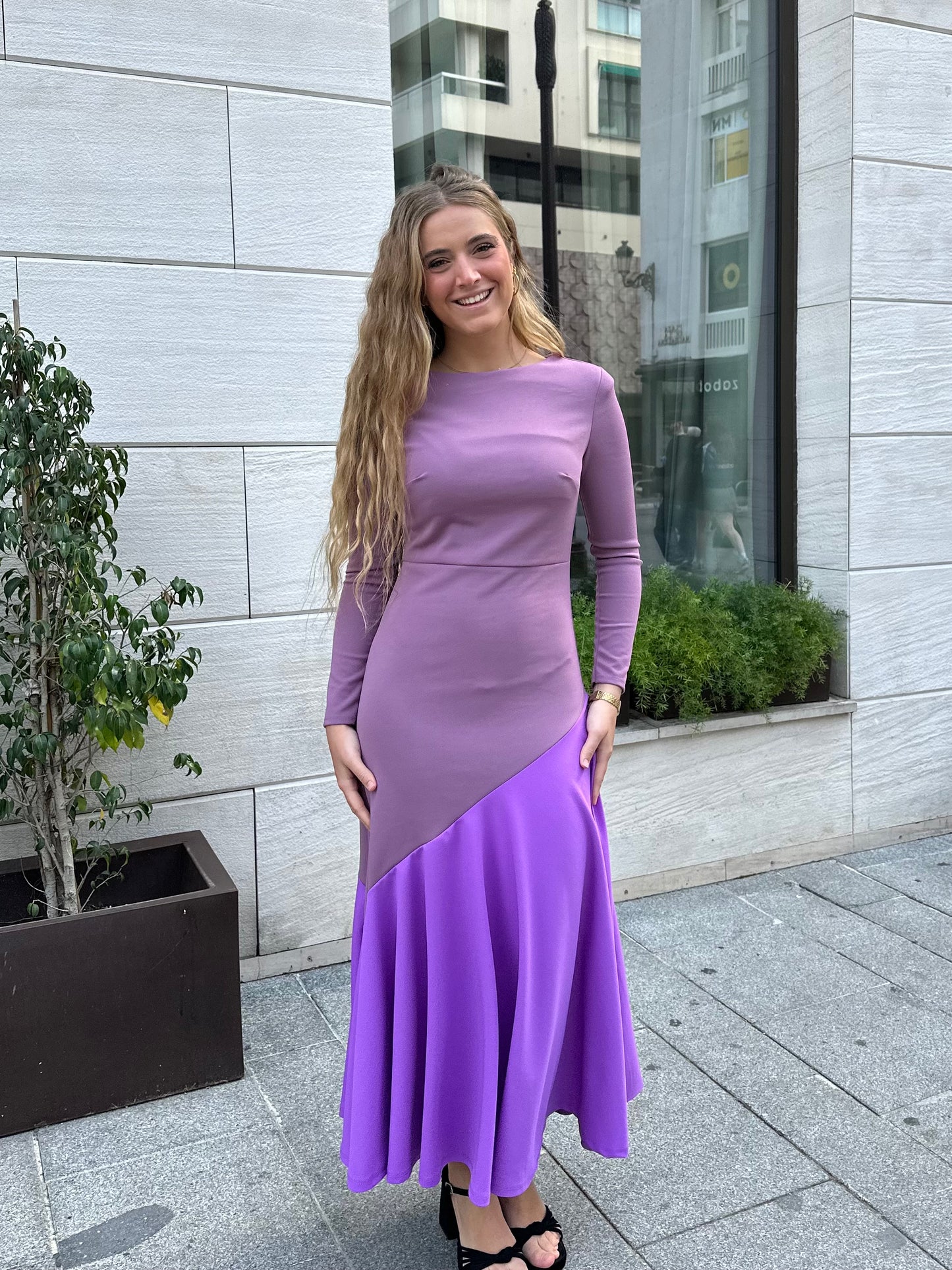Vestido Bicolor