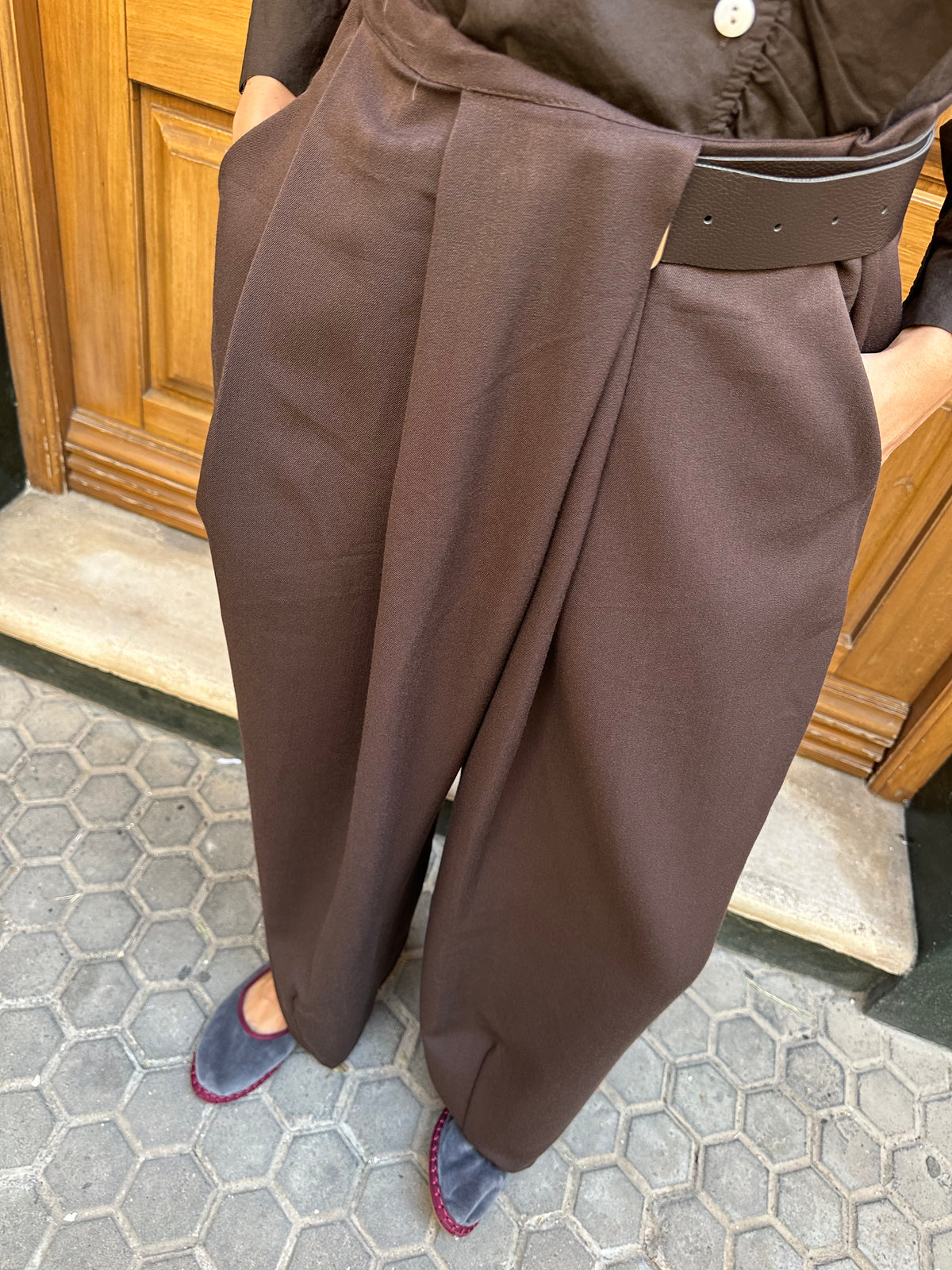 Pantalón Gales Marrón