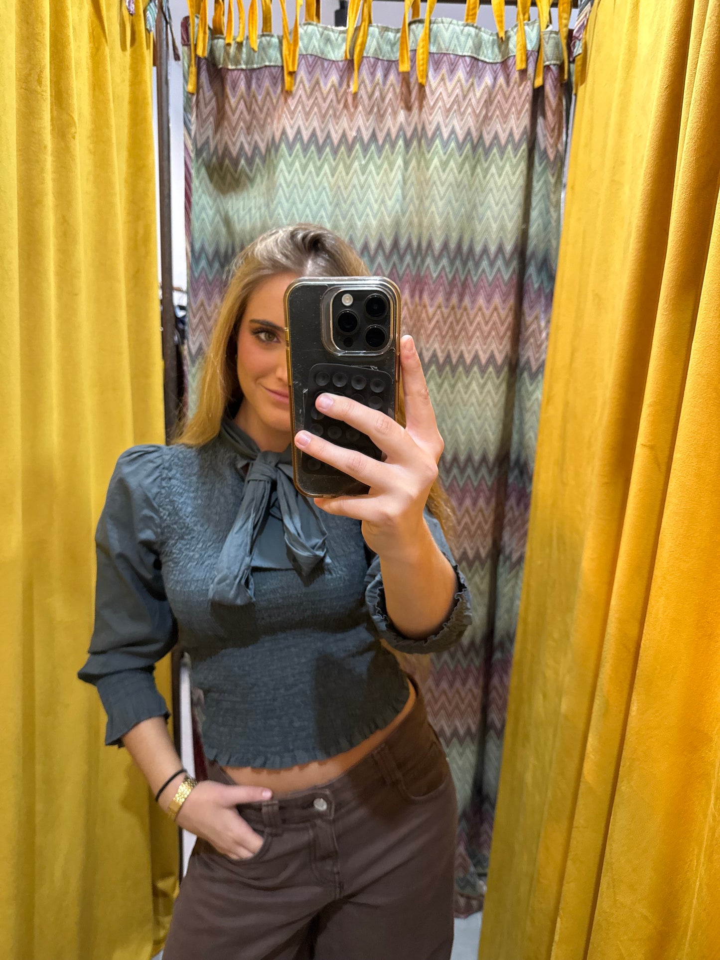 Blusa Lazada Fruncido