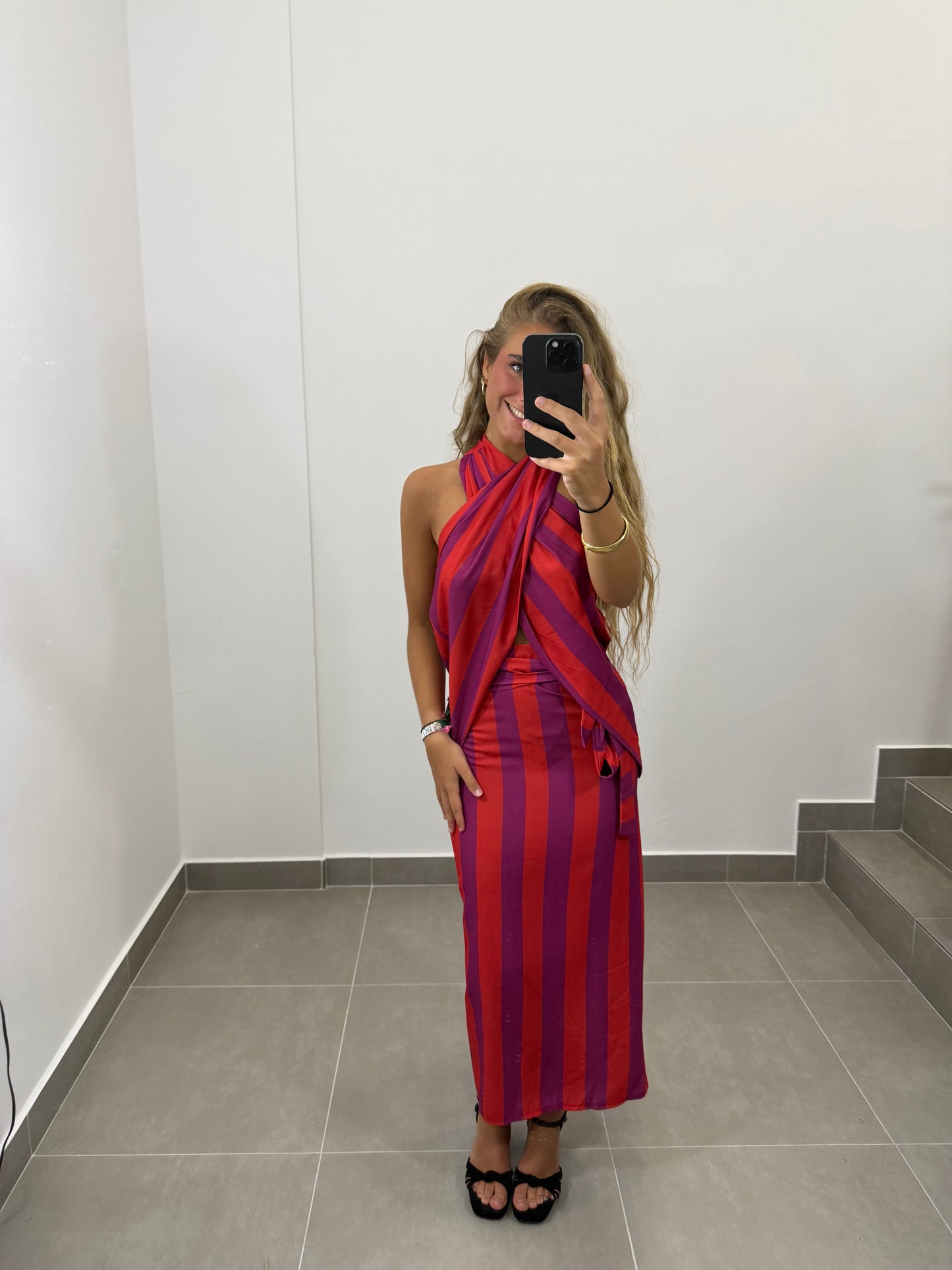 Conjunto Bella Rayas