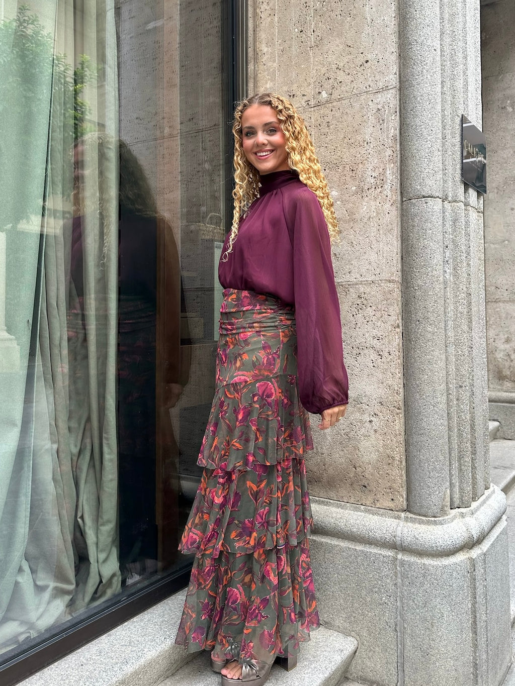 Falda Tul Angela Estampado