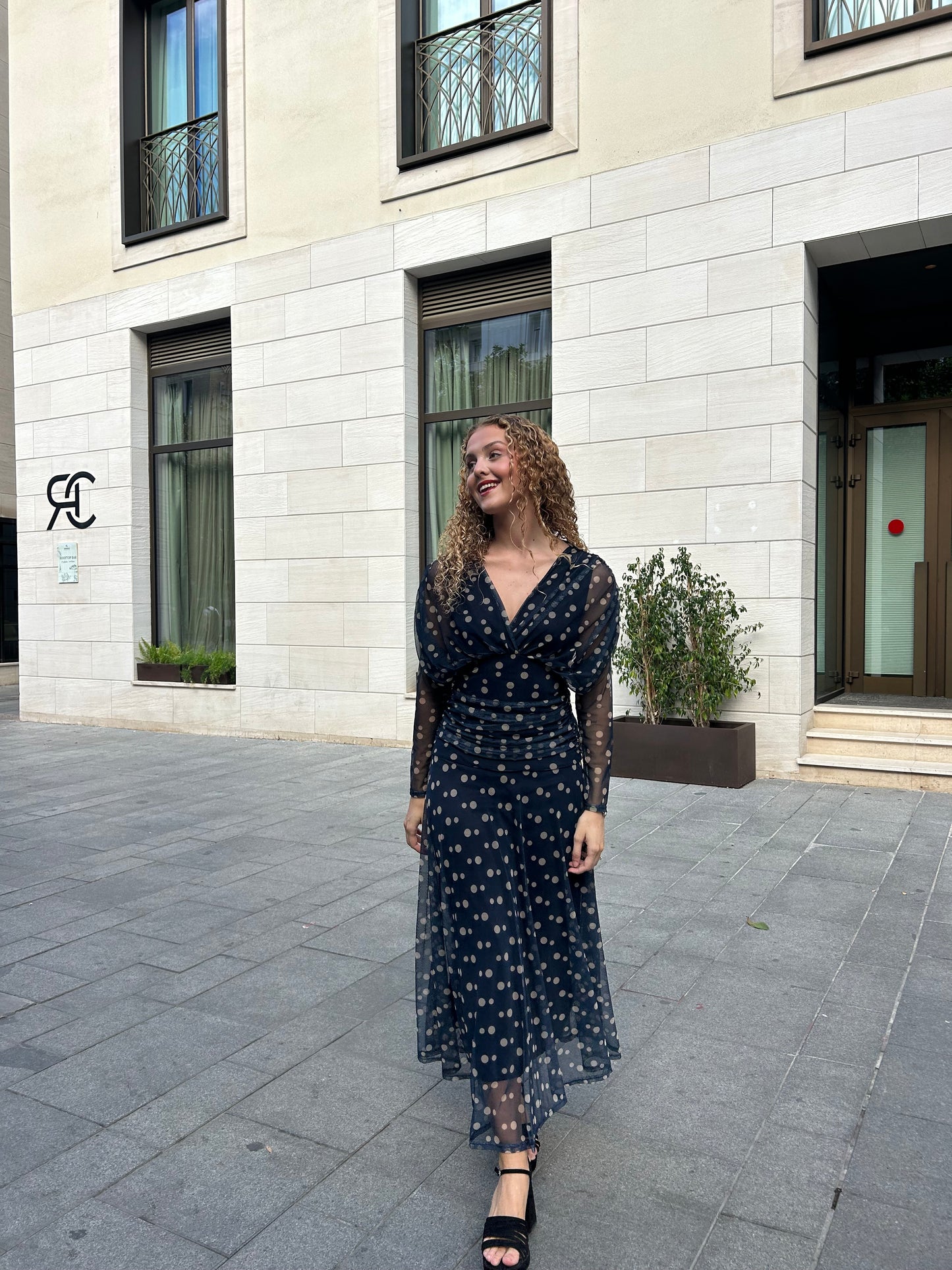 Vestido Tul Cinzia Estampado