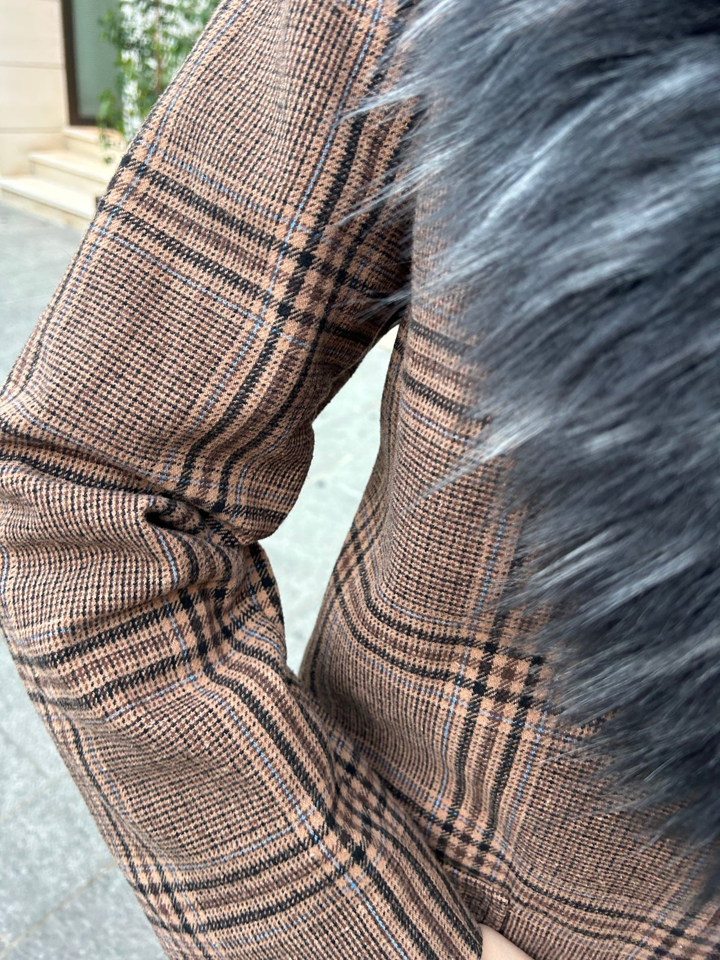 Blazer + Cuello De Pelo