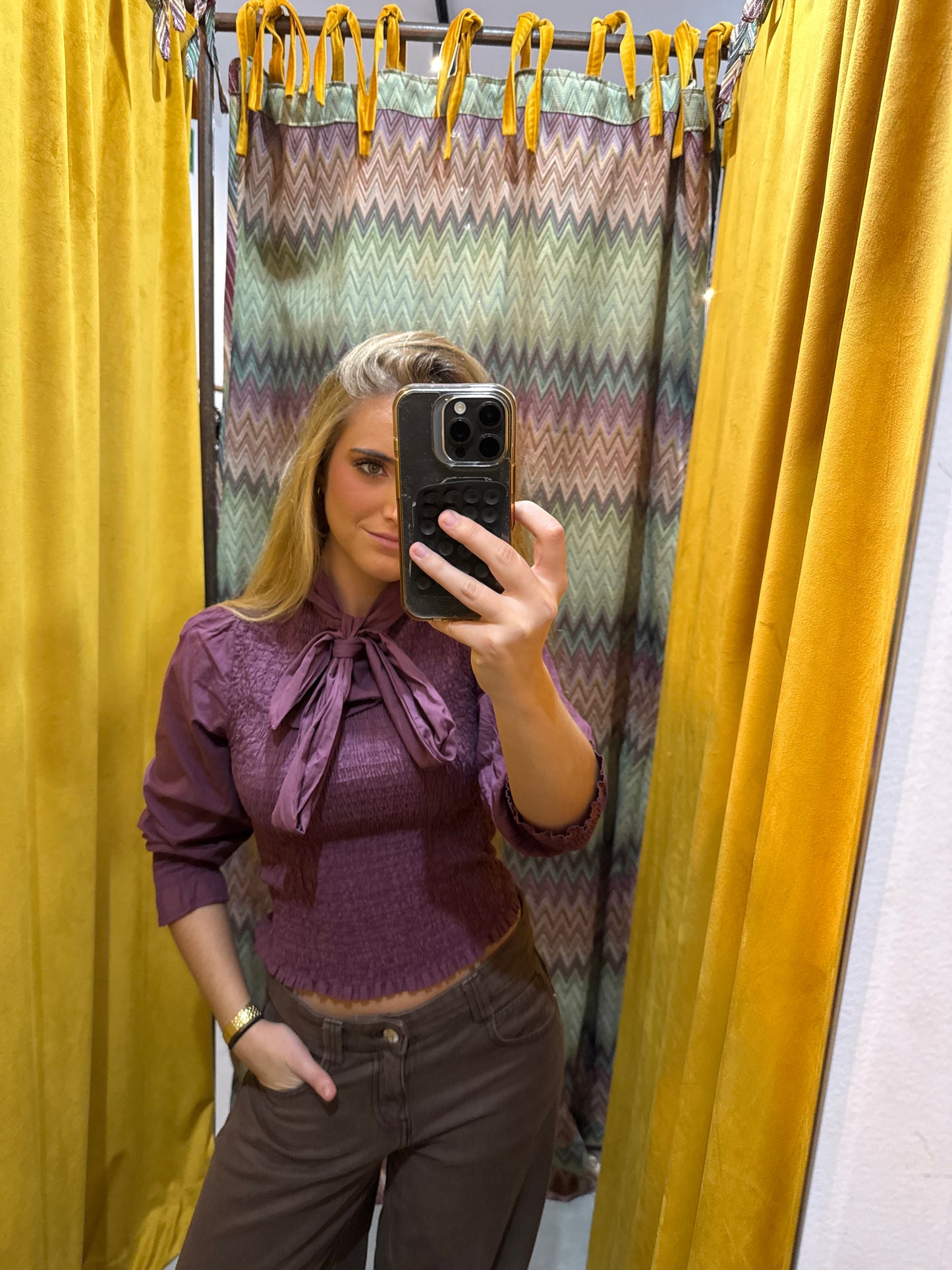 Blusa Lazada Fruncido