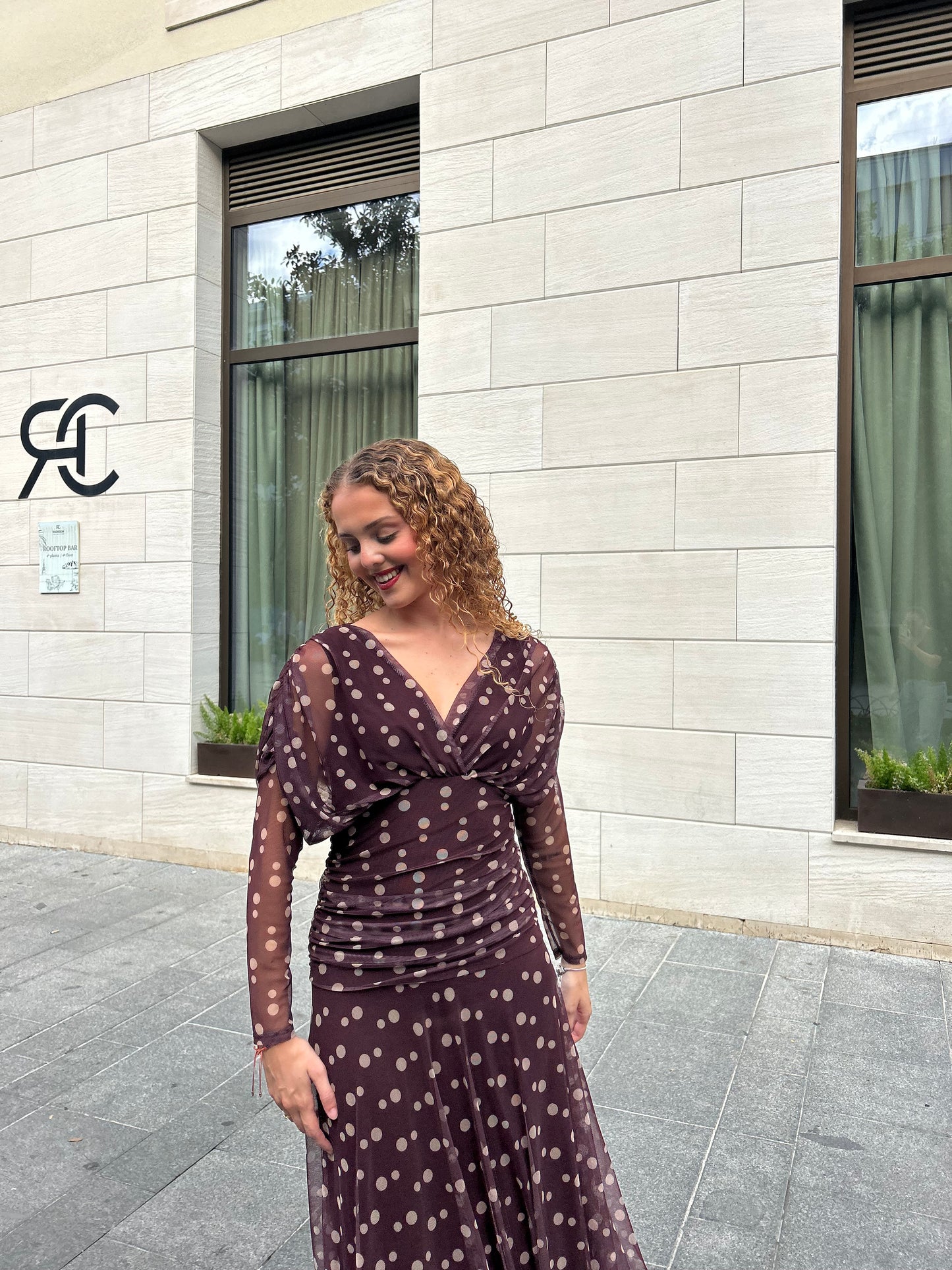 Vestido Tul Cinzia Estampado