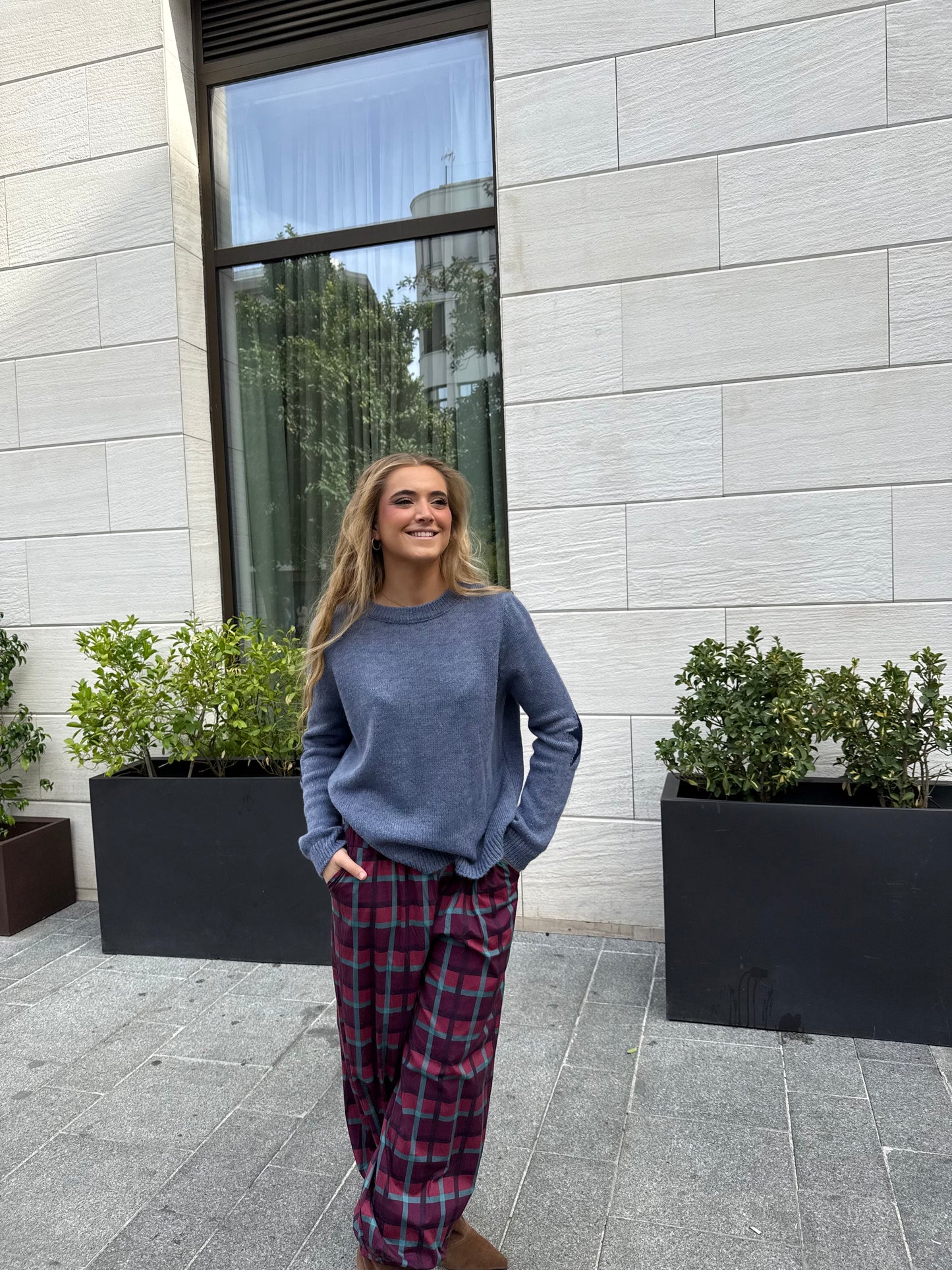 Pantalones Bombacho Cuadros