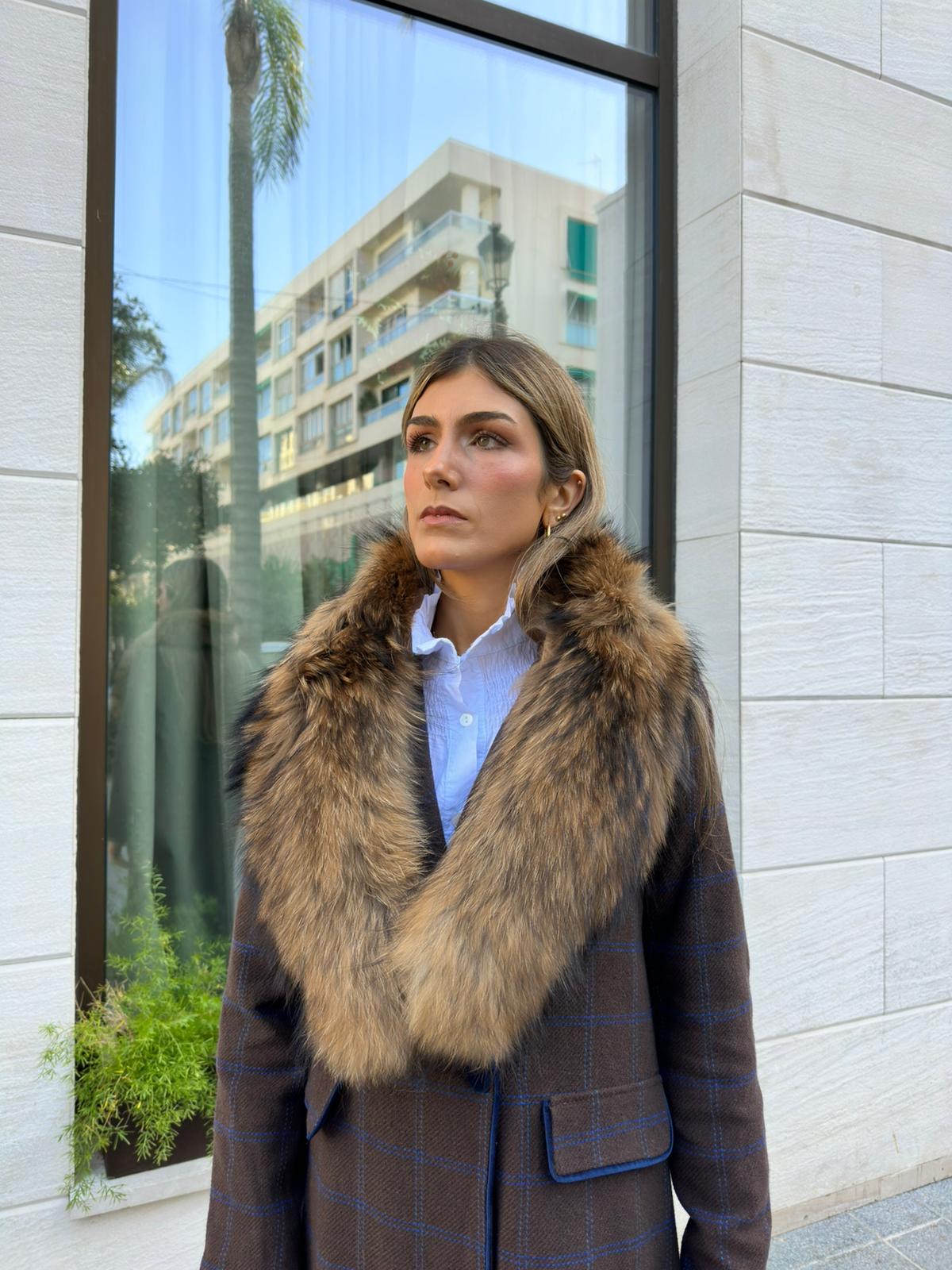 Cuello Pelo Natural Largo